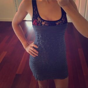 Lace mini dress
